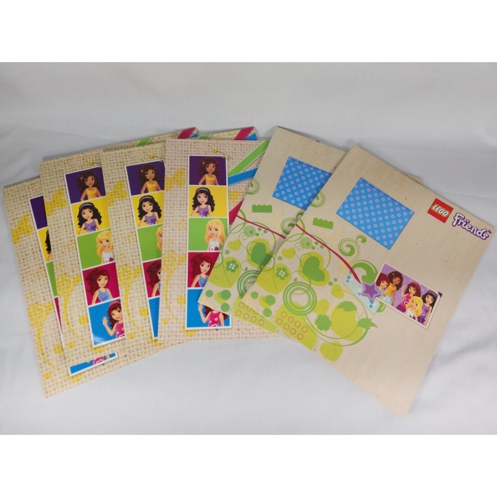 Lot‎ of 6 LEGO FRIENDS girls school folders Portfolio Folder